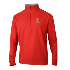 Los Angeles Angels Columbia Omni-Wick Bogey's Paradise Quarter-Zip Pullover - Red Pullover