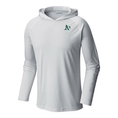 Athletics Columbia Terminal Tackle Omni-Shade Pullover Hoodie - White Hoodies