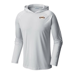 San Francisco Giants Columbia Terminal Tackle Omni-Shade Pullover Hoodie - White Hoodies