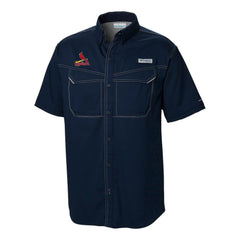 St. Louis Cardinals Columbia Omni-Wick Low Drag Offshore Button-Up Shirt - Navy
