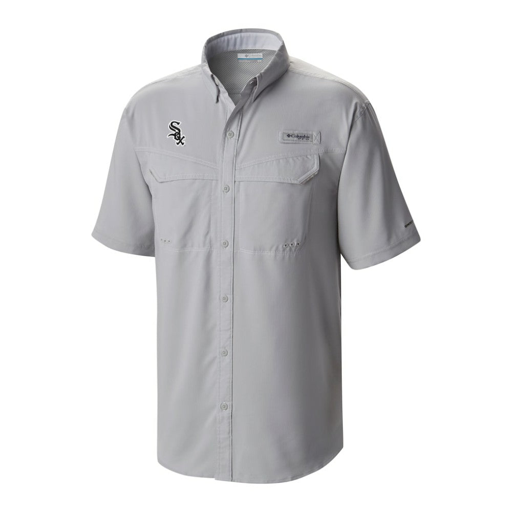 Chicago White Sox Columbia Omni-Wick Low Drag Offshore Button-Up Shirt - Gray