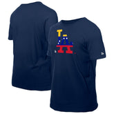 Los Angeles Dodgers New Era Venezuelan Flag Logo T-Shirt - Navy T-shirts