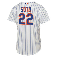 MLB Juan Soto New York Mets Nike Youth Home Replica Jersey - White