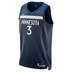 NBA Jaden McDaniels Minnesota Timberwolves Unisex Swingman Player Jersey - Icon Edition - Navy