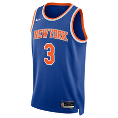 NBA Josh Hart New York Knicks Unisex Swingman Player Jersey - Icon Edition - Blue