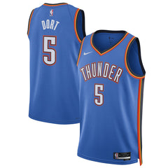 NBA Luguentz Dort Oklahoma City Thunder Unisex Swingman Player Jersey - Icon Edition - Blue