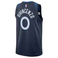 NBA Donte DiVincenzo Minnesota Timberwolves Unisex Swingman Player Jersey - Icon Edition - Navy