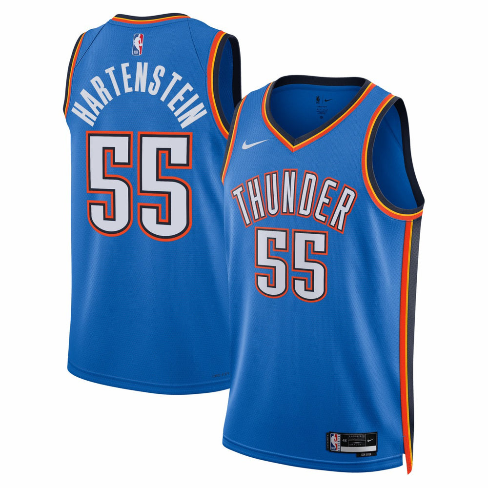 NBA Isaiah Hartenstein Oklahoma City Thunder Unisex Swingman Player Jersey - Icon Edition - Blue
