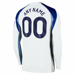 Tottenham Hotspur 2025/26 Home Replica Long Sleeve Custom Jersey White shop