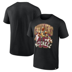 Donovan Mitchell Cleveland Cavaliers Notorious 4.0 T-Shirt Black