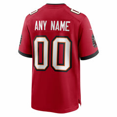 NFL Tampa Bay Buccaneers 50th Season Custom Game Jersey - Red