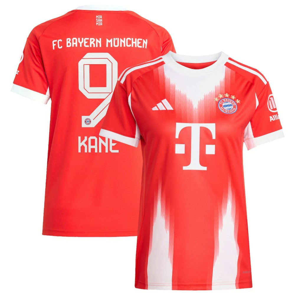 Harry Kane Bayern Munich Women's 2025/26 Home Replica Jersey Red
