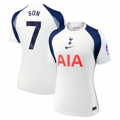 Son Heung-Min Tottenham Hotspur Women's 2025/26 Home Replica Jersey White