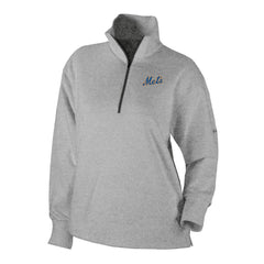 New York Mets Columbia Women's Birchwood Hills Quarter-Zip Pullover - Gray Pullover