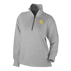 San Diego Padres Columbia Women's Birchwood Hills Quarter-Zip Pullover - Gray Pullover