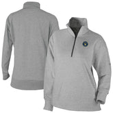 Milwaukee Brewers Columbia Women's Birchwood Hills Quarter-Zip Pullover - Gray Pullover