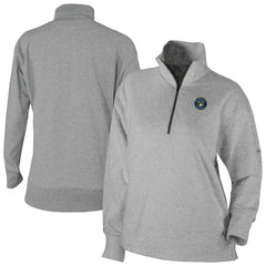 Milwaukee Brewers Columbia Women's Birchwood Hills Quarter-Zip Pullover - Gray Pullover