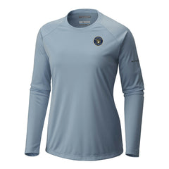 Milwaukee Brewers Columbia Tidal Tee II Long Sleeve T-Shirt - Light Blue T-shirts