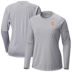 San Francisco Giants Columbia Tidal Tee II Long Sleeve T-Shirt - Gray T-shirts