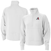 Arizona Diamondbacks Columbia Women's Wickhams Hills Raglan Omni-Wick Quarter-Zip Pullover - White Pullover