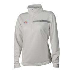 Colorado Rockies Columbia Women's Skiff Guide Fleece Half-Zip Pullover Jacket - White Jackets