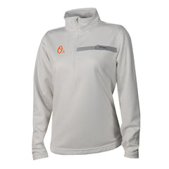 Baltimore Orioles Columbia Women's Skiff Guide Fleece Half-Zip Pullover Jacket - White Jackets