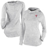 Texas Rangers Columbia Women's Omni-Wick Sunday Ball Raglan Pullover Hoodie - White Hoodies