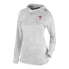 Texas Rangers Columbia Women's Omni-Wick Sunday Ball Raglan Pullover Hoodie - White Hoodies