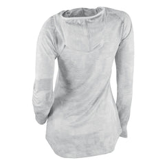 Cincinnati Reds Columbia Women's Omni-Wick Sunday Ball Raglan Pullover Hoodie - White Hoodies