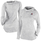 Arizona Diamondbacks Columbia Women's Omni-Wick Sunday Ball Raglan Pullover Hoodie - White Hoodies