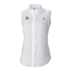 Athletics Columbia Women's Tamiami Sleeveless Shirt - White