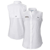 San Diego Padres Columbia Women's Tamiami Sleeveless Shirt - White
