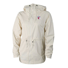 Cleveland Guardians Columbia Women's Lily Park Full-Zip Rain Jacket - Cream Jackets