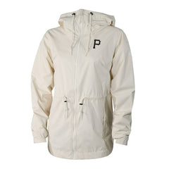 Pittsburgh Pirates Columbia Women's Lily Park Full-Zip Rain Jacket - Cream Jackets