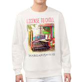 Pittsburgh Pirates Margaritaville License to Chill Fleece Sweatshirt - Cream Sweatshirts