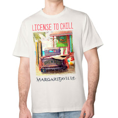 Milwaukee Brewers Margaritaville License to Chill T-Shirt - Cream T-shirts