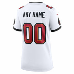 NFL Tampa Bay Buccaneers Women's 50th Season Custom Game Jersey - White