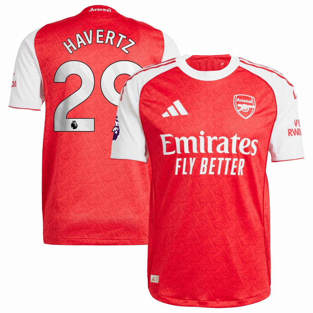 Kai Havertz Arsenal 2025/26 Home Player Jersey Red