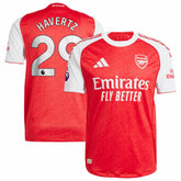 Kai Havertz Arsenal 2025/26 Home Player Jersey Red