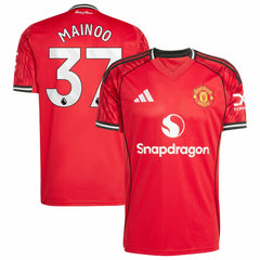 Kobbie Mainoo Manchester United Home 2025/26 Replica Player Jersey Red