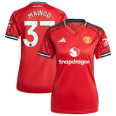 Kobbie Mainoo Manchester United Women's Home 2025/26 Replica Player Jersey Red