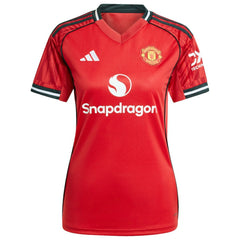 Kobbie Mainoo Manchester United Women's Home 2025/26 Replica Player Jersey Red