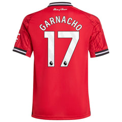 Alejandro Garnacho Manchester United Youth Home 2025/26 Replica Player Jersey Red