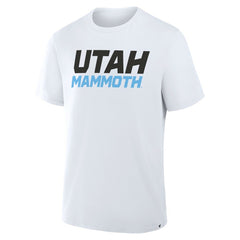 NHL Utah Mammoth Fanatics Wordmark Legacy T-Shirt - White
