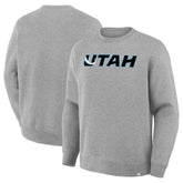 NHL Utah Mammoth Fanatics Combo Legacy Fleece Sweatshirt - Heather Gray