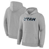 NHL Utah Mammoth Fanatics Home Fleece Hoodie - Heather Gray