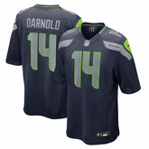NFL Sam Darnold Seattle Seahawks Team Game Jersey - College Navy