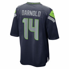 NFL Sam Darnold Seattle Seahawks Team Game Jersey - College Navy