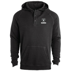 Las Vegas Raiders Dunbrooke Montana Raglan Thermal Hoodie Black