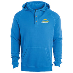 Los Angeles Chargers Dunbrooke Montana Raglan Thermal Hoodie Royal